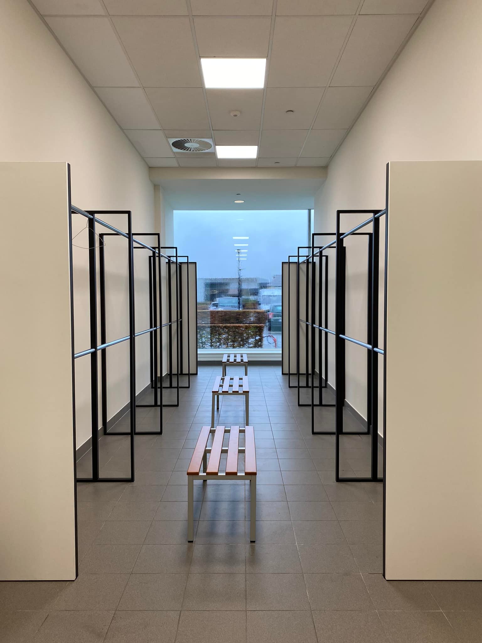 Vestiaire stalen frames